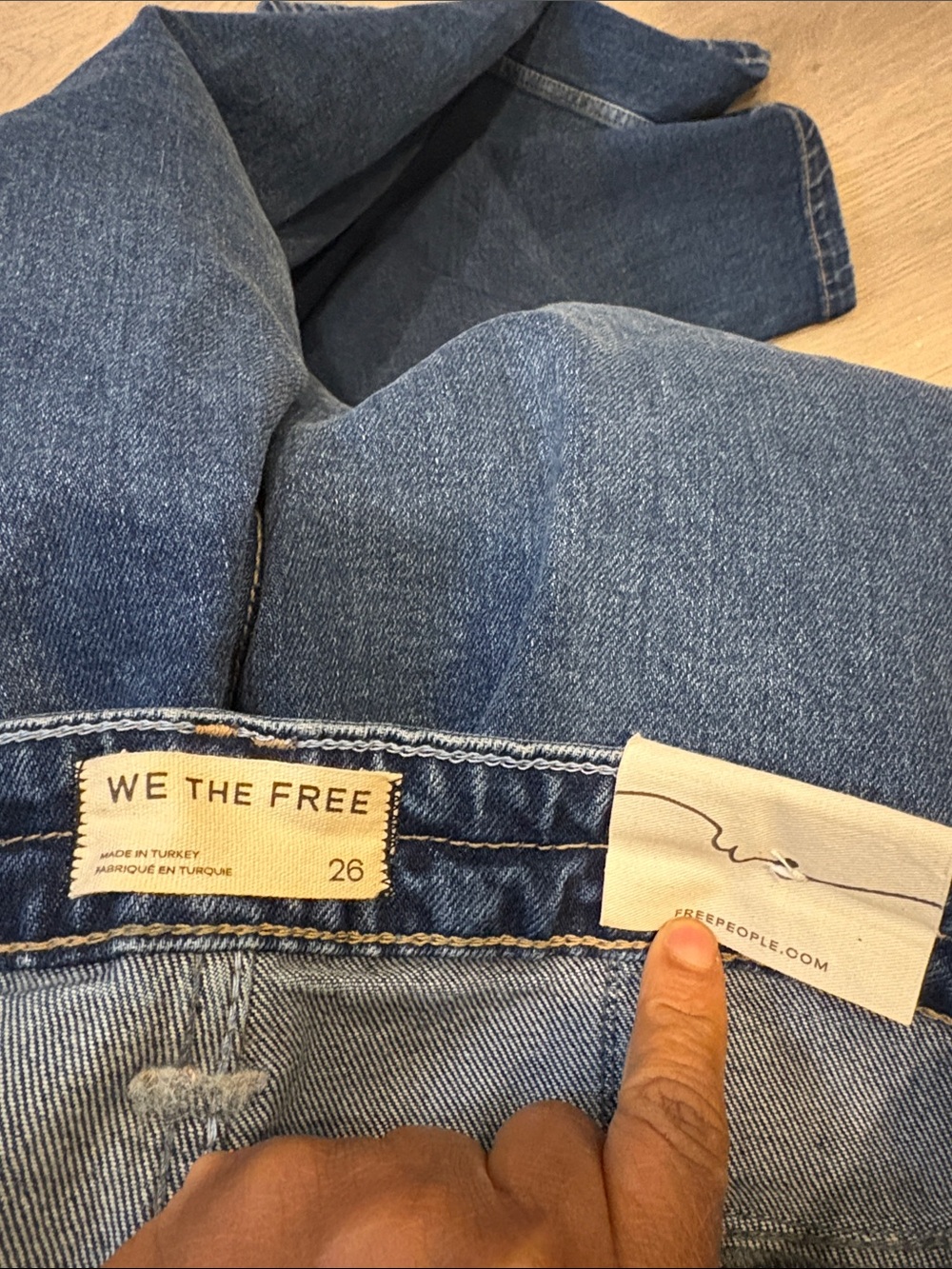 We The Free Kellee High Rise Palazzo Wide-Leg High-Rise Jeans - Picture 6 of 6